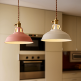 HyggeGlow | Pendellampe Industri – Farvet Metal LED
