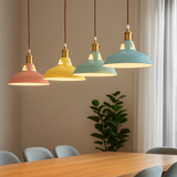 HyggeGlow | Pendellampe Industri – Farvet Metal LED