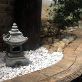Japansk Zen Solar Pagoda Sten LED Udendørs Have 1-Lys