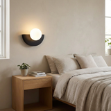ScandiBright | Væglampe Minimalistisk – Glas Kugle LED