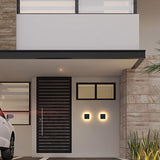 Moderne Minimalistisk Rund LED Væglampe IP65 Udendørs 1-Lys