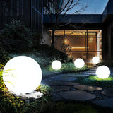 Moderne PE Globe Udendørs Havebelysning LED Genopladelig