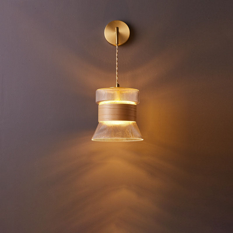 NordicAmber | Væglampe Vintage - Glas LED Dæmpbar