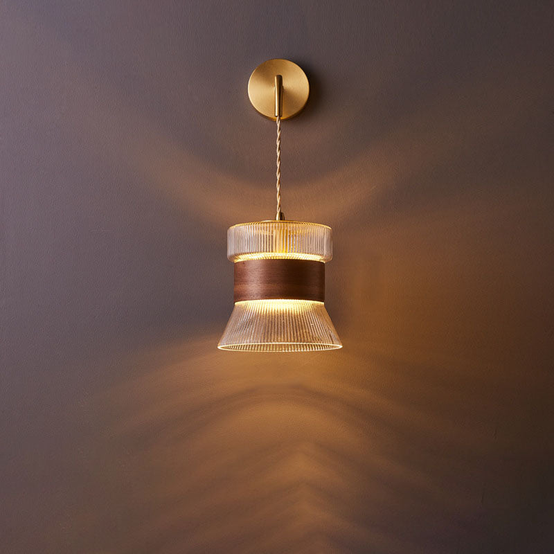 NordicAmber | Væglampe Vintage - Glas LED Dæmpbar