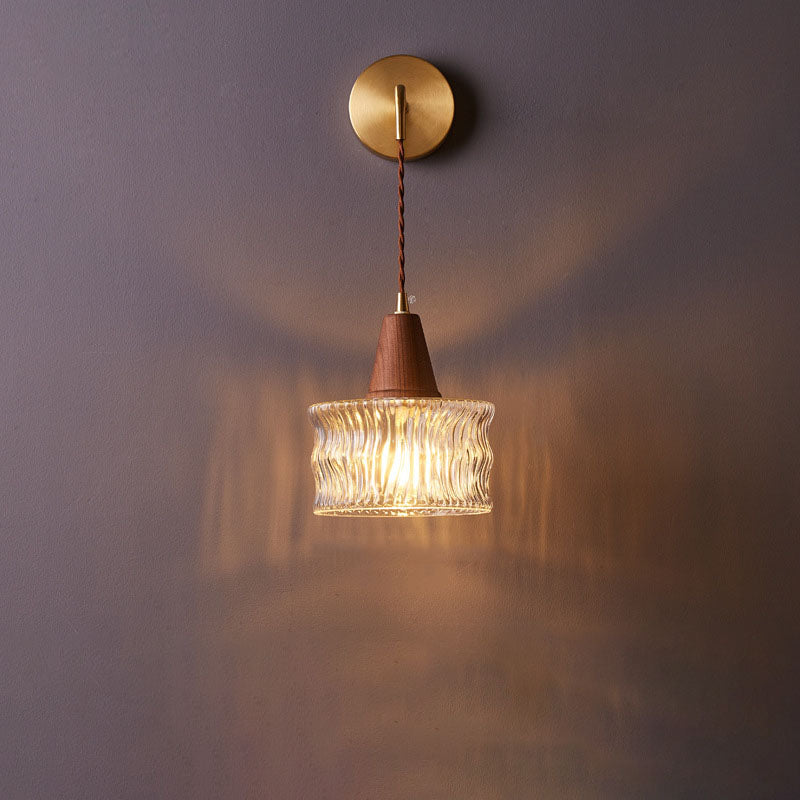 NordicAmber | Væglampe Vintage - Glas LED Dæmpbar