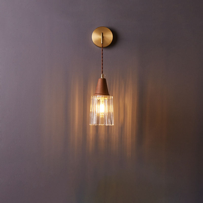 NordicAmber | Væglampe Vintage - Glas LED Dæmpbar