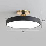 NordicAura | Loftslampe Moderne - LED Dæmpbar Rund