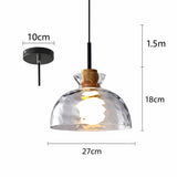 NordicAura | Loftslampe Skandinavisk - Riflet Glas LED