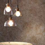 NordicAura | Loftslampe Skandinavisk - Riflet Glas LED