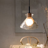 NordicAura | Loftslampe Skandinavisk - Riflet Glas LED