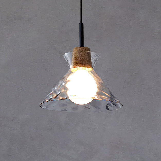 NordicAura | Loftslampe Skandinavisk - Riflet Glas LED