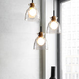 NordicAura | Loftslampe Skandinavisk - Riflet Glas LED