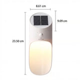NordicAura | Solcellelampe Minimalistisk - LED Bevægelsessensor