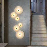 NordicAura | Væglampe Minimalistisk - LED Marmor Rund