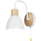 NordicAura | Væglampe Skandinavisk - Træ Dome LED