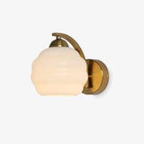 NordicAura | Væglampe Vintage - LED Riflet Glas Messing