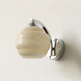 NordicAura | Væglampe Vintage - LED Riflet Glas Messing