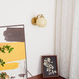 NordicAura | Væglampe Vintage - LED Riflet Glas Messing