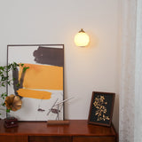 NordicAura | Væglampe Vintage - LED Riflet Glas Messing