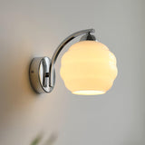 NordicAura | Væglampe Vintage - LED Riflet Glas Messing
