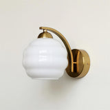 NordicAura | Væglampe Vintage - LED Riflet Glas Messing