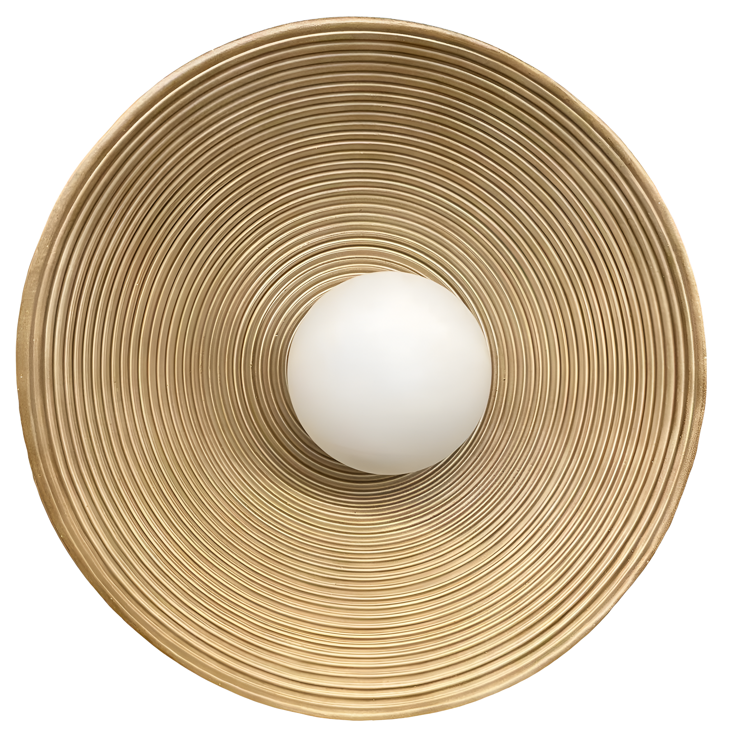 NordicAura | Væglampe Vintage - Rund Keramisk-stil LED