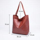 NordicCarry | Skuldertaske Vintage - Stor Kapacitet Design