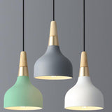 NordicDrop | Loftslampe Skandinavisk - Kegle LED Træ