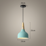 NordicDrop | Loftslampe Skandinavisk - Kegle LED Træ