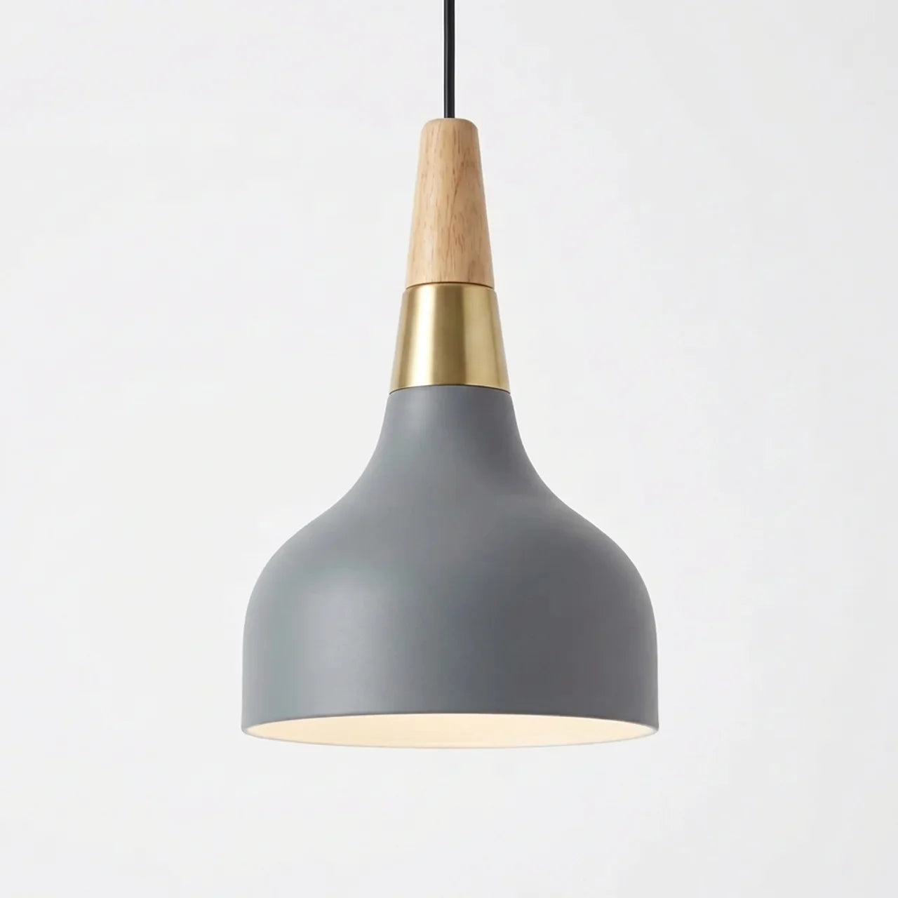 NordicDrop | Loftslampe Skandinavisk - Kegle LED Træ