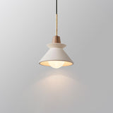 NordicForm | Loftslampe Skandinavisk - Træ Kegle LED