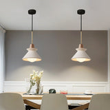 NordicForm | Loftslampe Skandinavisk - Træ Kegle LED