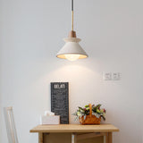 NordicForm | Loftslampe Skandinavisk - Træ Kegle LED