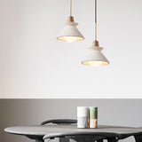NordicForm | Loftslampe Skandinavisk - Træ Kegle LED