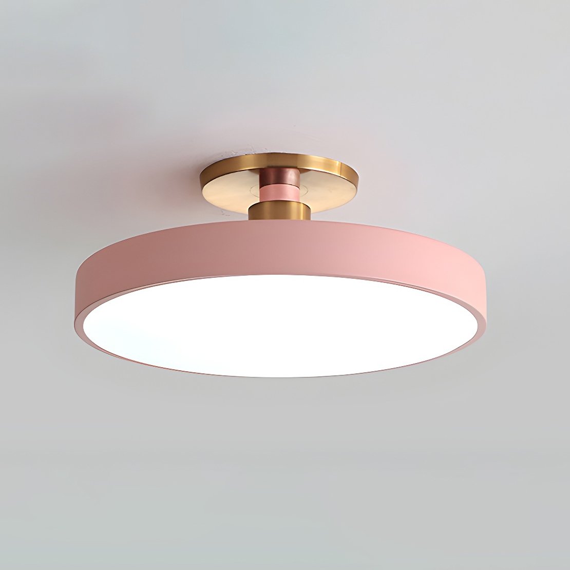 NordicGlow | Loftslampe Minimalistisk - LED Dæmpbar Rund
