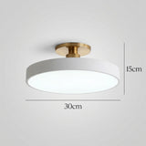 NordicGlow | Loftslampe Minimalistisk - LED Dæmpbar Rund
