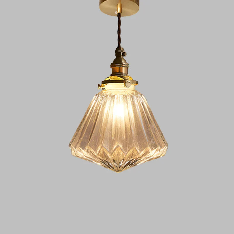 NordicGlow | Loftslampe Vintage - LED Kobber Glas
