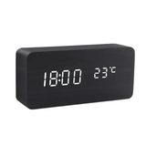NordicGlow | Vækkeur Minimalistisk - LED Temperatur Display
