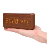 NordicGlow | Vækkeur Minimalistisk - LED Temperatur Display