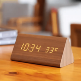 NordicGlow | Vækkeur Minimalistisk - LED Temperatur Display