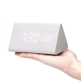 NordicGlow | Vækkeur Minimalistisk - LED Temperatur Display