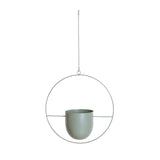 NordicHalo | Hængeplantekrukke Minimalistisk - Rundt Metal Design
