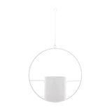 NordicHalo | Hængeplantekrukke Minimalistisk - Rundt Metal Design