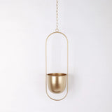 NordicHalo | Hængeplantekrukke Minimalistisk - Rundt Metal Design