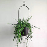 NordicHalo | Hængeplantekrukke Minimalistisk - Rundt Metal Design