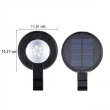 NordicHalo | Solcellelampe Moderne - Rund LED Væglampe