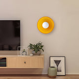 NordicHalo | Væglampe Minimalistisk - LED Glas Disk