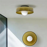 NordicHalo | Væglampe Minimalistisk - LED Glas Disk
