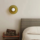 NordicHalo | Væglampe Minimalistisk - LED Glas Disk