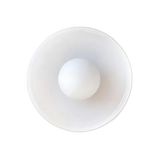 NordicHalo | Væglampe Minimalistisk - LED Glas Disk
